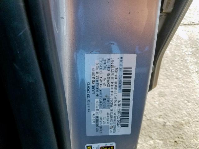 JM3ER29L370123488 - 2007 MAZDA CX-7 SILVER photo 10