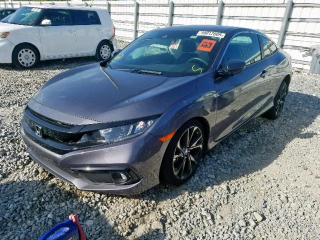 2HGFC4B8XKH306408 - 2019 HONDA CIVIC SPOR GRAY photo 2