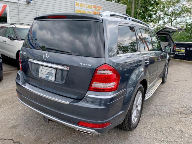 4JGBF7BE0BA624687 - 2011 MERCEDES-BENZ GL 450 4MA GRAY photo 3