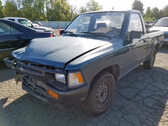 4TARN81A5RZ288181 - 1994 TOYOTA PICKUP 1/2 GREEN photo 2