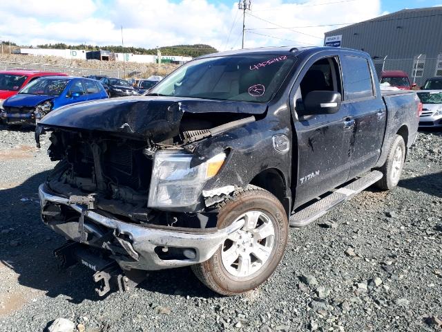 1N6AA1EJ8HN509404 - 2017 NISSAN TITAN S BLACK photo 2