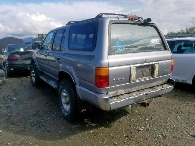 JT3VN39W6S0210691 - 1995 TOYOTA 4RUNNER VN SILVER photo 3