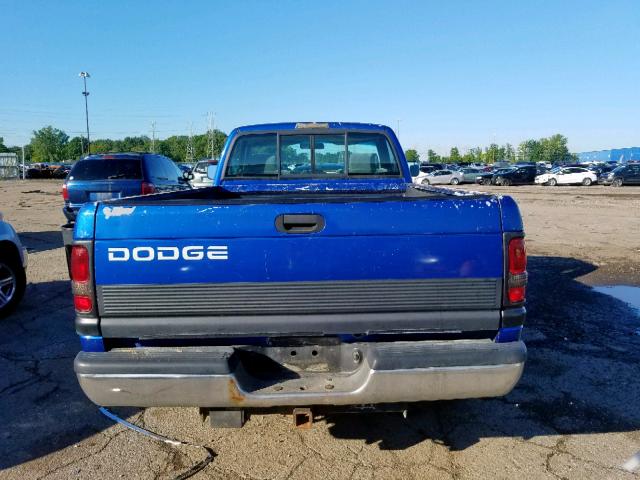 1B7KC26Z9VJ526470 - 1997 DODGE RAM 2500 BLUE photo 6