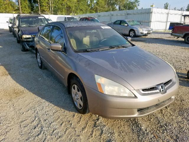 1HGCM56495A132752 - 2005 HONDA ACCORD LX GOLD photo 1