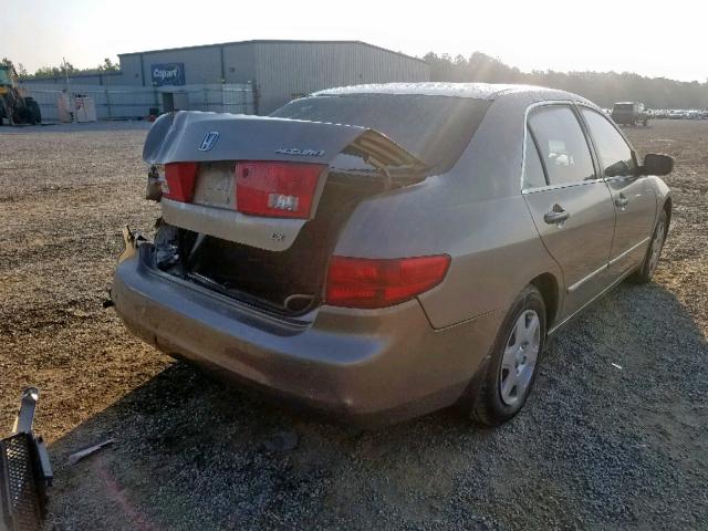 1HGCM56495A132752 - 2005 HONDA ACCORD LX GOLD photo 4