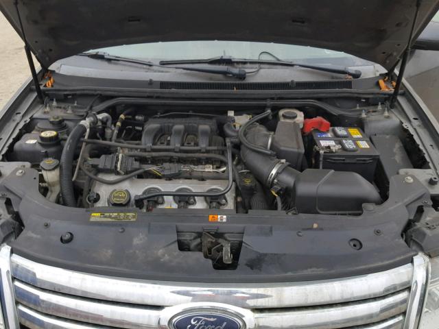 1FAHP24W78G107886 - 2008 FORD TAURUS SEL GRAY photo 7