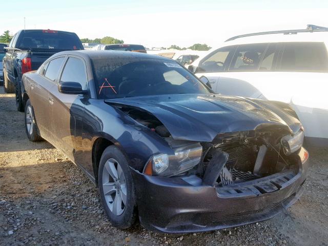 2C3CDXBG8DH636014 - 2013 DODGE CHARGER SE GRAY photo 1