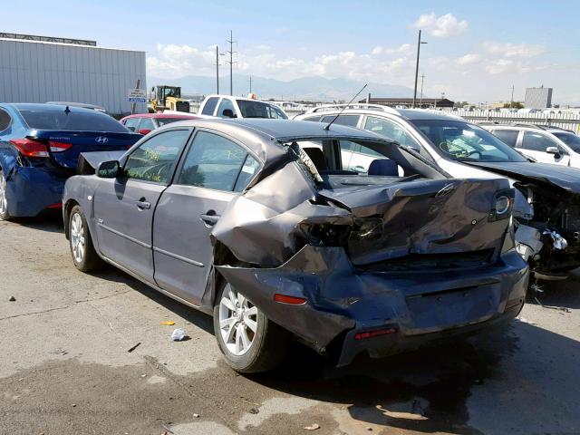 JM1BK324171638492 - 2007 MAZDA 3 S GRAY photo 3