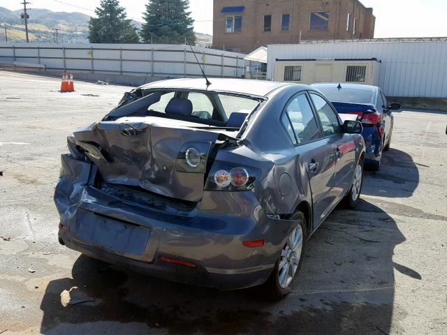 JM1BK324171638492 - 2007 MAZDA 3 S GRAY photo 4