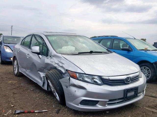 19XFB2F88CE010168 - 2012 HONDA CIVIC EX 银色 照片 1