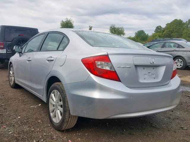 19XFB2F88CE010168 - 2012 HONDA CIVIC EX 银色 照片 3