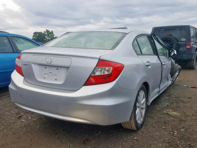 19XFB2F88CE010168 - 2012 HONDA CIVIC EX 银色 照片 4