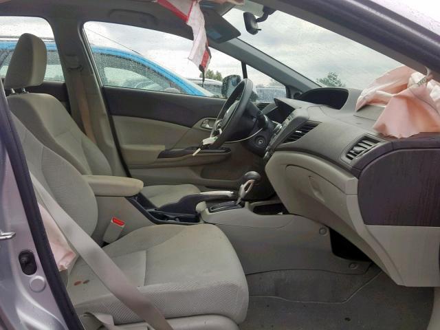 19XFB2F88CE010168 - 2012 HONDA CIVIC EX 银色 照片 5
