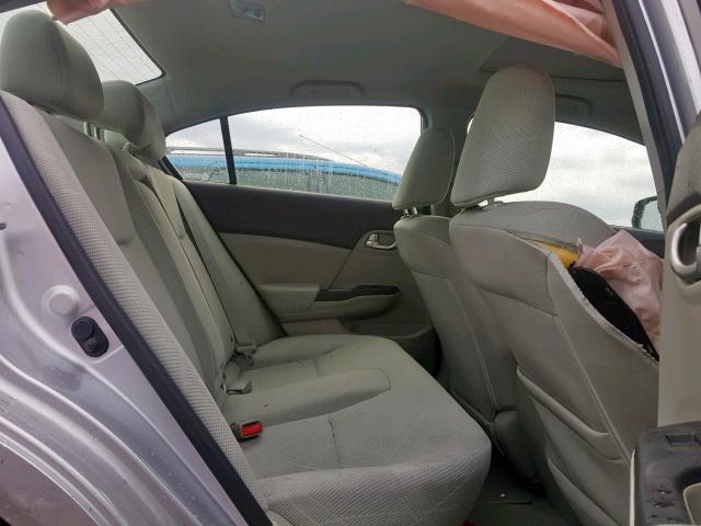 19XFB2F88CE010168 - 2012 HONDA CIVIC EX 银色 照片 6