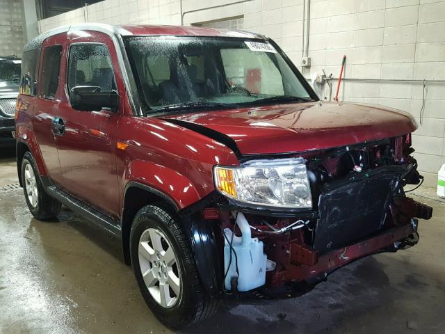 5J6YH2H75AL009425 - 2010 HONDA ELEMENT EX RED photo 1