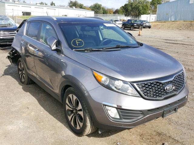 KNDPCCA66C7176119 - 2012 KIA SPORTAGE S GRAY photo 1