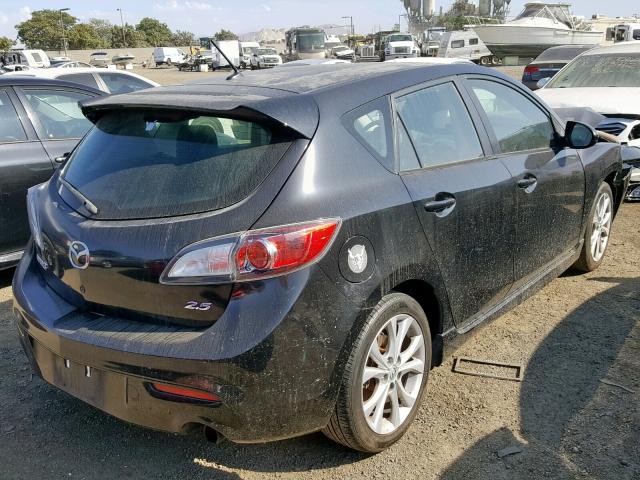 JM1BL1K61B1484863 - 2011 MAZDA 3 S BLACK photo 4