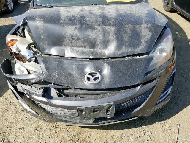 JM1BL1K61B1484863 - 2011 MAZDA 3 S BLACK photo 7