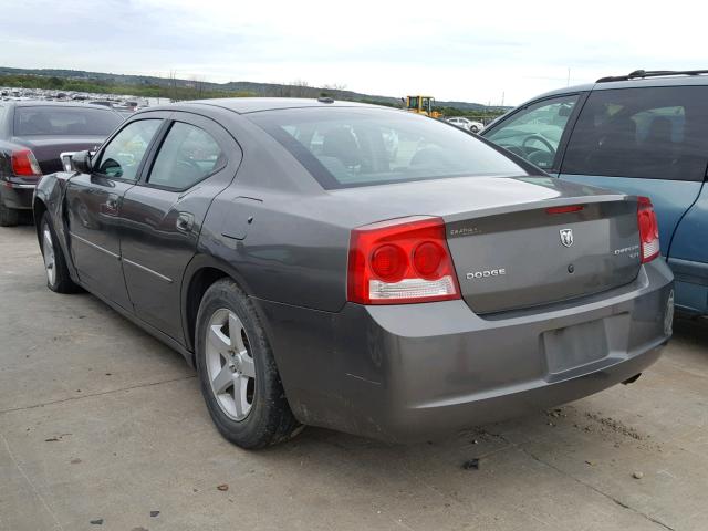 2B3CA3CV0AH181098 - 2010 DODGE CHARGER SX CHARCOAL photo 3