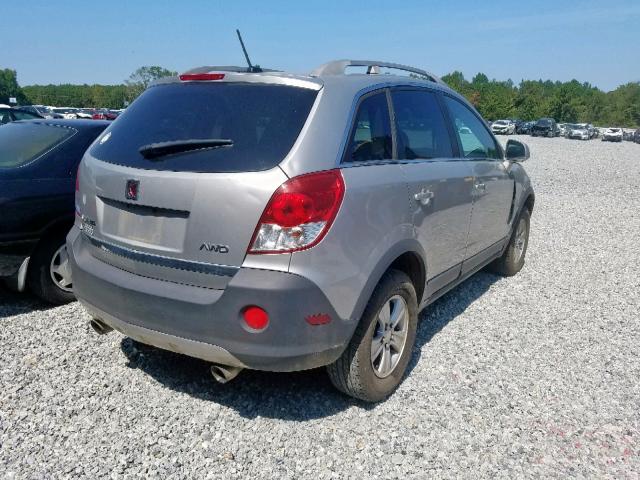 3GSDL43N18S517596 - 2008 SATURN VUE XE SILVER photo 4