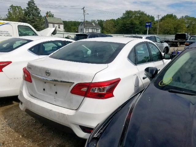 3N1AB7AP7JY247514 - 2018 NISSAN SENTRA S WHITE photo 4