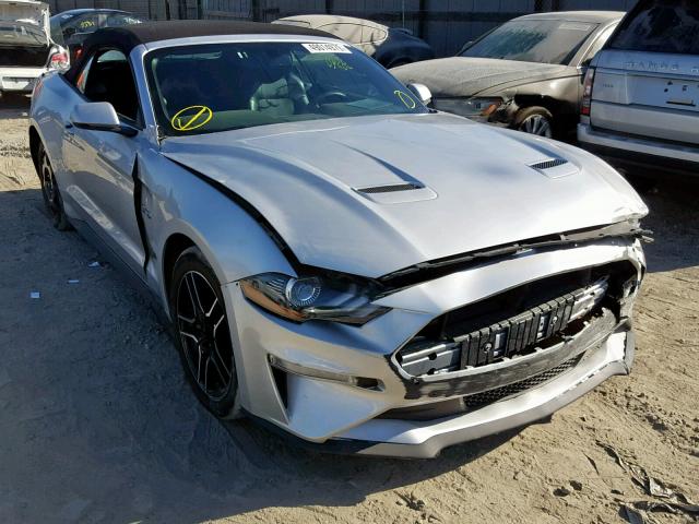 1FATP8FF0J5136481 - 2018 FORD MUSTANG GT SILVER photo 1