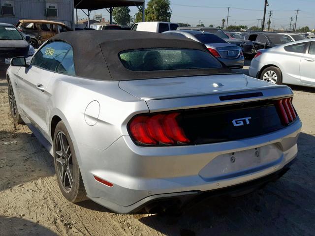 1FATP8FF0J5136481 - 2018 FORD MUSTANG GT SILVER photo 3