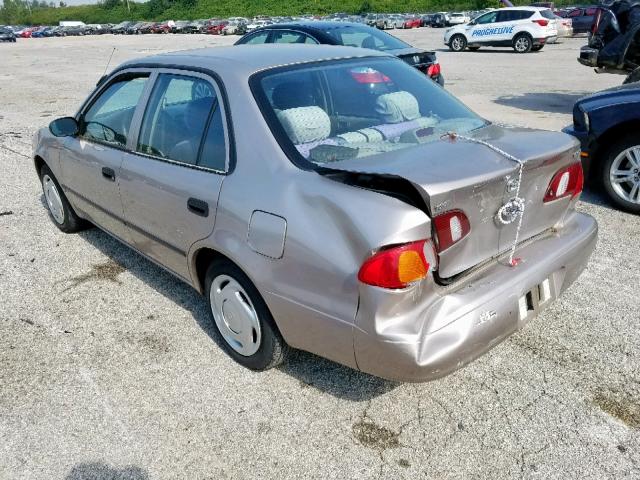 1NXBR12E9YZ343905 - 2000 TOYOTA COROLLA VE BEIGE photo 3