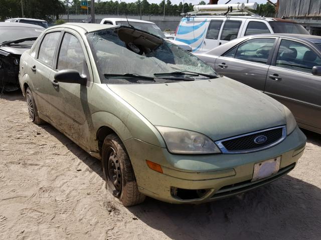 1FAHP34N57W283935 - 2007 FORD FOCUS ZX4 GREEN photo 1