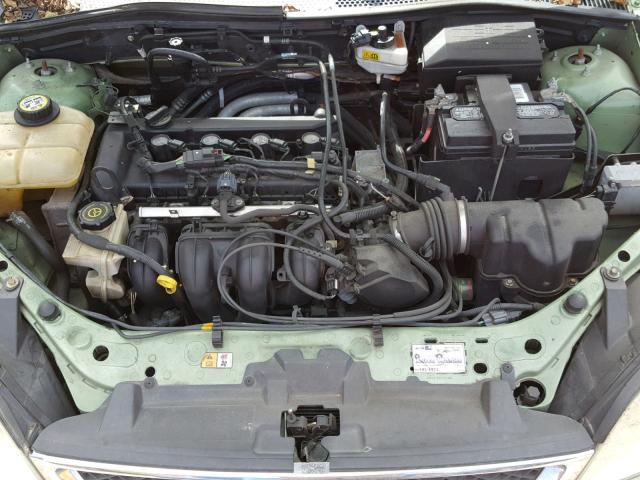 1FAHP34N57W283935 - 2007 FORD FOCUS ZX4 GREEN photo 7