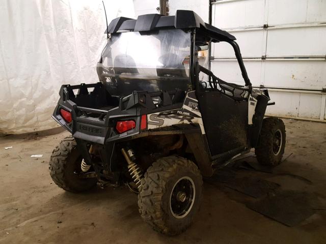 4XAVE7EA5EF356344 - 2014 POLARIS RZR 800 S WHITE photo 4