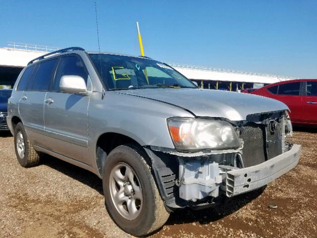 JTEDD21A870159573 - 2007 TOYOTA HIGHLANDER SILVER photo 1