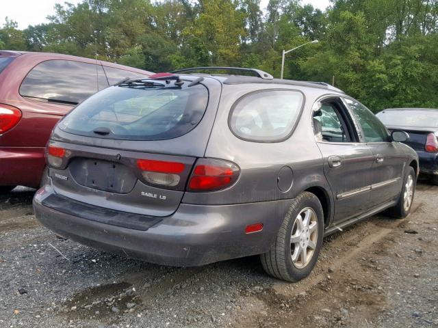 1MEFM59S92G615736 - 2002 MERCURY SABLE LS P GRAY photo 4