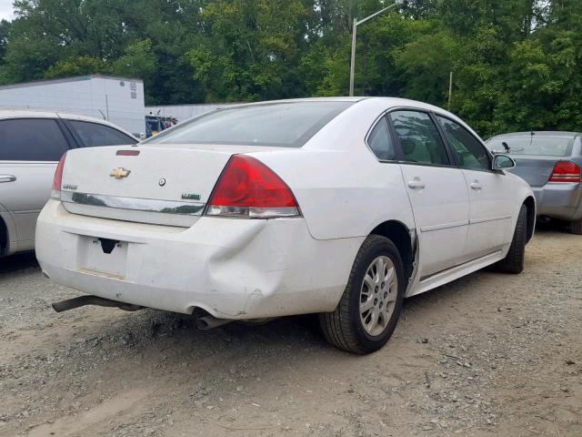 2G1WD5EMXB1258730 - 2011 CHEVROLET IMPALA POL WHITE photo 4