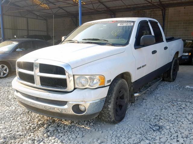 1D7HA18D04J153190 - 2004 DODGE RAM 1500 S WHITE photo 2