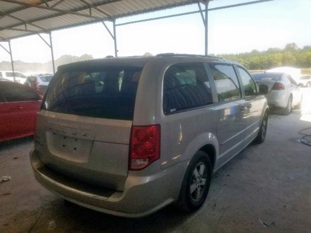 2D4RN3DG4BR608830 - 2011 DODGE CARAVAN SILVER photo 4