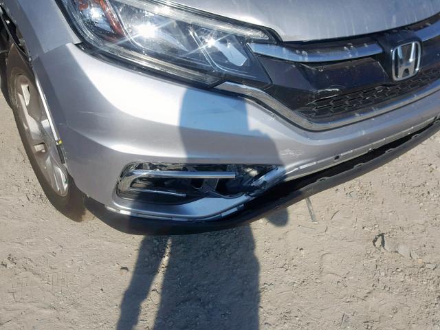 2HKRM3H73GH508961 - 2016 HONDA CR-V EXL SILVER photo 9