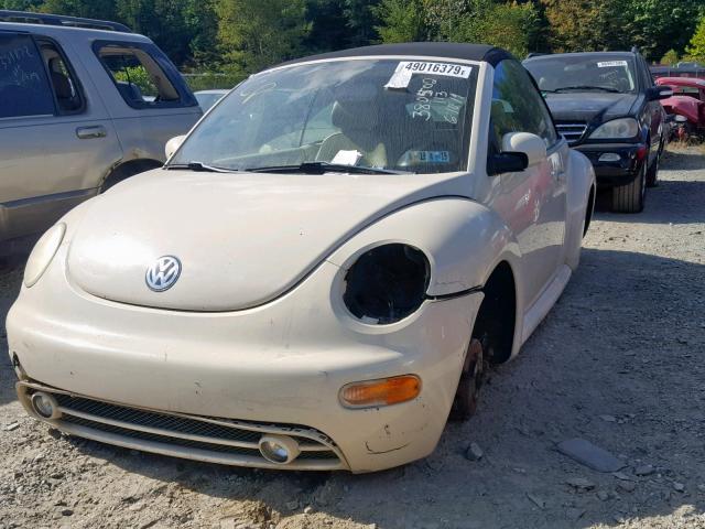 3VWCM31Y74M321962 - 2004 VOLKSWAGEN NEW BEETLE 黄色 照片 2