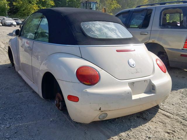 3VWCM31Y74M321962 - 2004 VOLKSWAGEN NEW BEETLE 黄色 照片 3