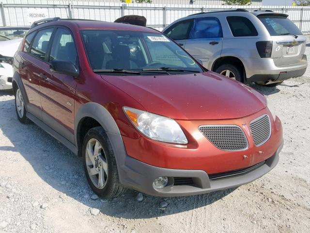 5Y2SL65857Z440562 - 2007 PONTIAC VIBE RED photo 1