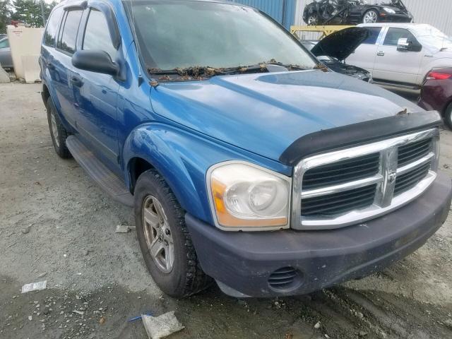 1D4HB38N35F529268 - 2005 DODGE DURANGO ST BLUE photo 1