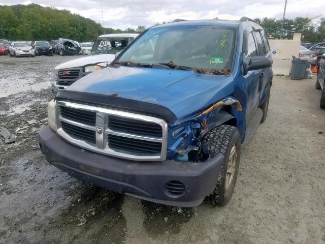 1D4HB38N35F529268 - 2005 DODGE DURANGO ST BLUE photo 2