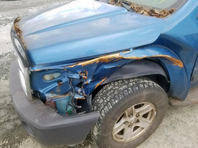 1D4HB38N35F529268 - 2005 DODGE DURANGO ST BLUE photo 9