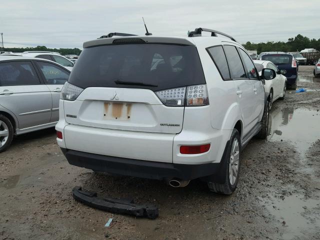 JA4AS3AWXAZ011730 - 2010 MITSUBISHI OUTLANDER WHITE photo 4