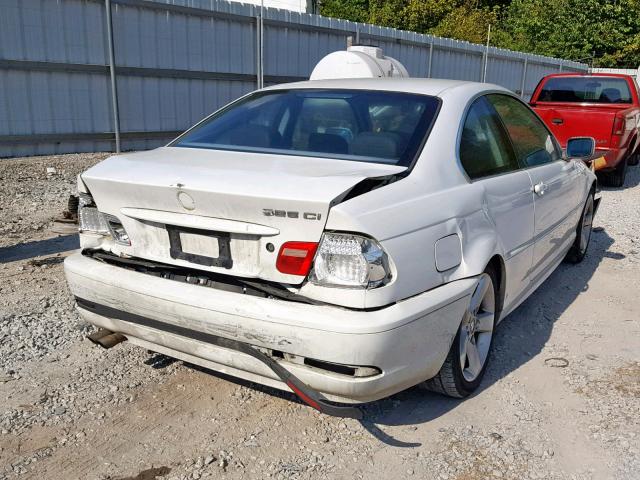 WBABD33444PL00258 - 2004 BMW 325 CI WHITE photo 4