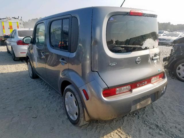 JN8AZ2KR6DT301737 - 2013 NISSAN CUBE S GRAY photo 3