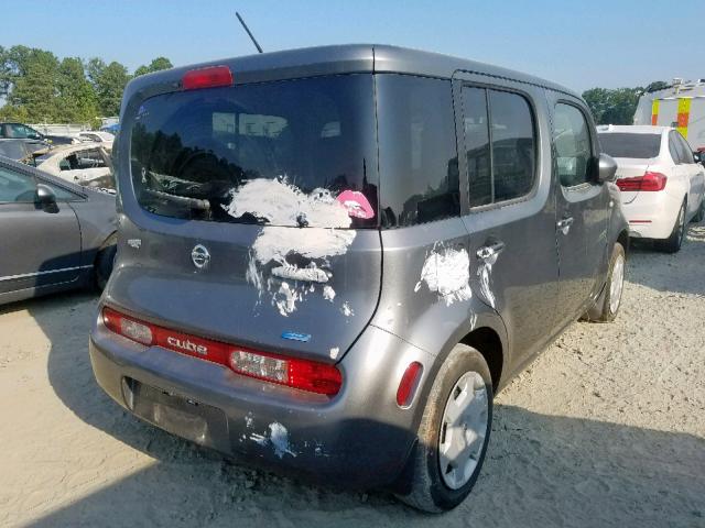 JN8AZ2KR6DT301737 - 2013 NISSAN CUBE S GRAY photo 4