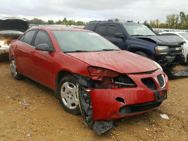 1G2ZF55B064218765 - 2006 PONTIAC G6 SE RED photo 1