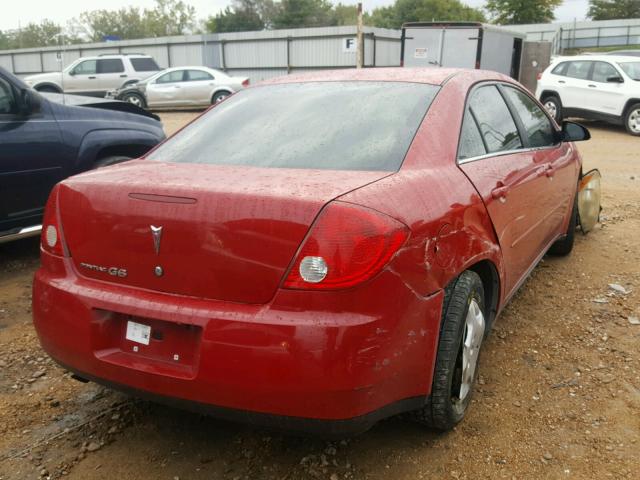 1G2ZF55B064218765 - 2006 PONTIAC G6 SE RED photo 4