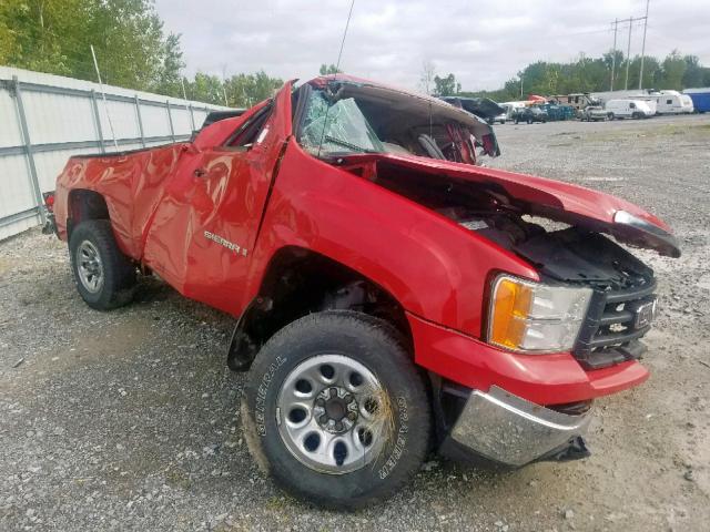 1GTEC14C08E107698 - 2008 GMC SIERRA C15 RED photo 1